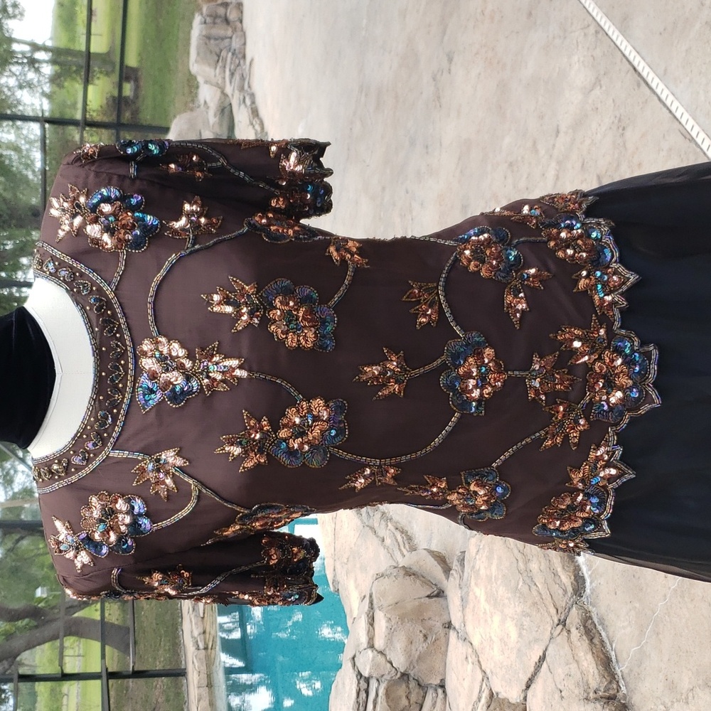 Elegant Vintage Stenay beaded & sequined top